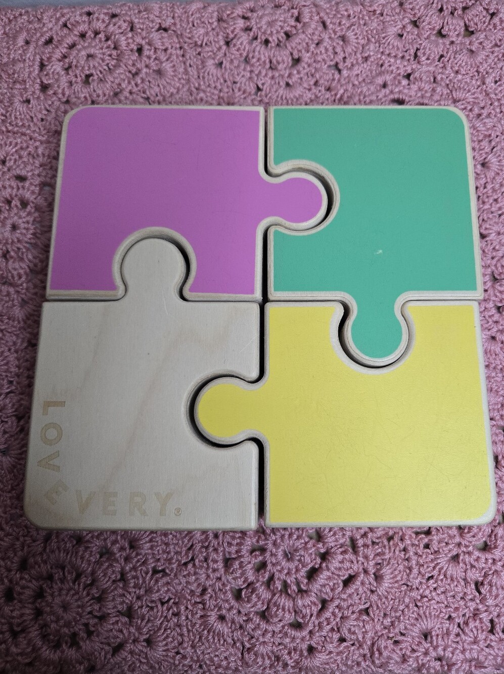 Lovevery Chunky Wooden Jigsaw Puzzle